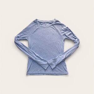 Aerie Light Blue Long Sleeve Women's Top Size Small